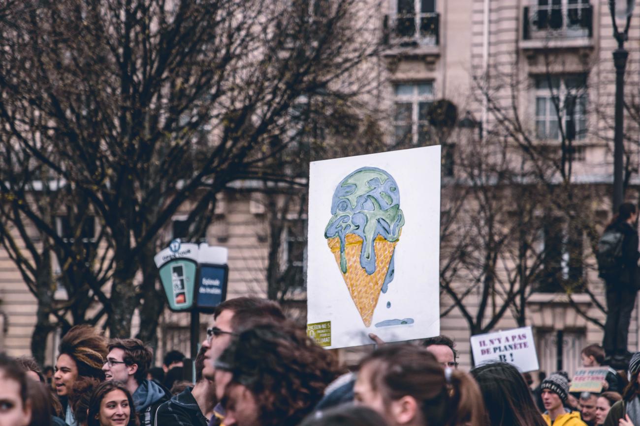 Bild einer Klimademonstration